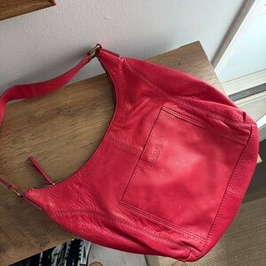 American leather co Red Leather Women's Bag